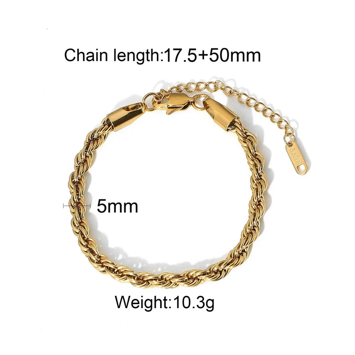 Levoire | Bracelet En Acier Doré JDN20128-2