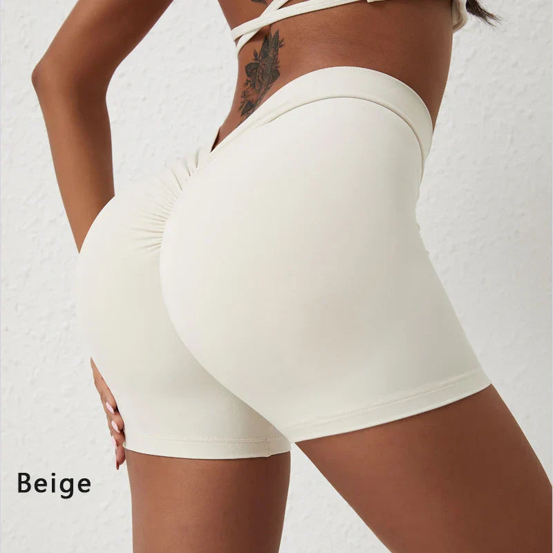 Levoire | Short Yoga V-Dos Beige