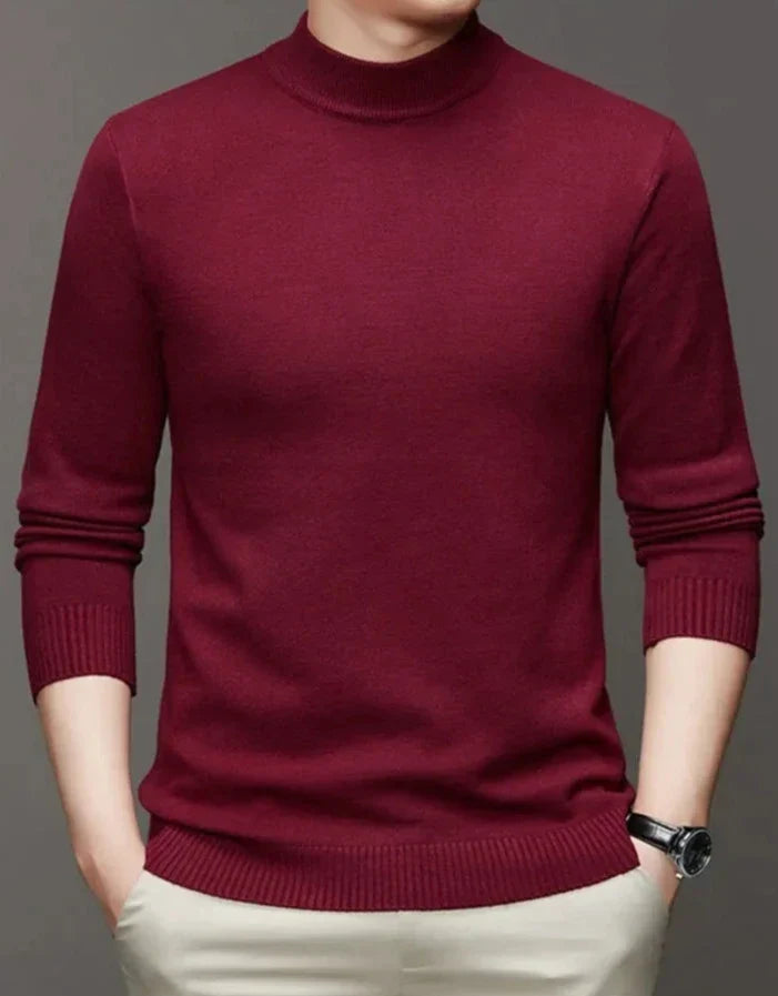 Levoire | Pull Homme Élégant Pour Toutes Les Saisons Rouge foncé
