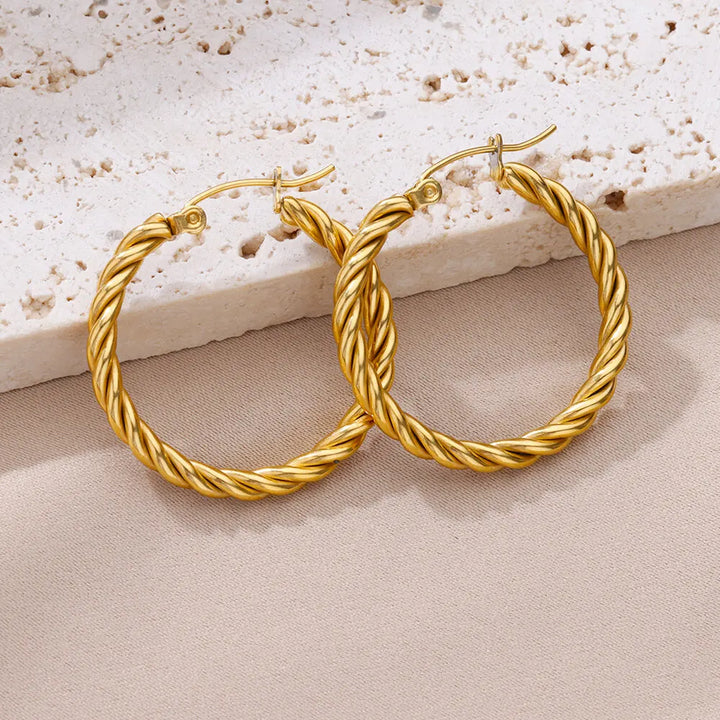 Levoire | Boucles D'Oreilles En Cercle Kierteiset Ou