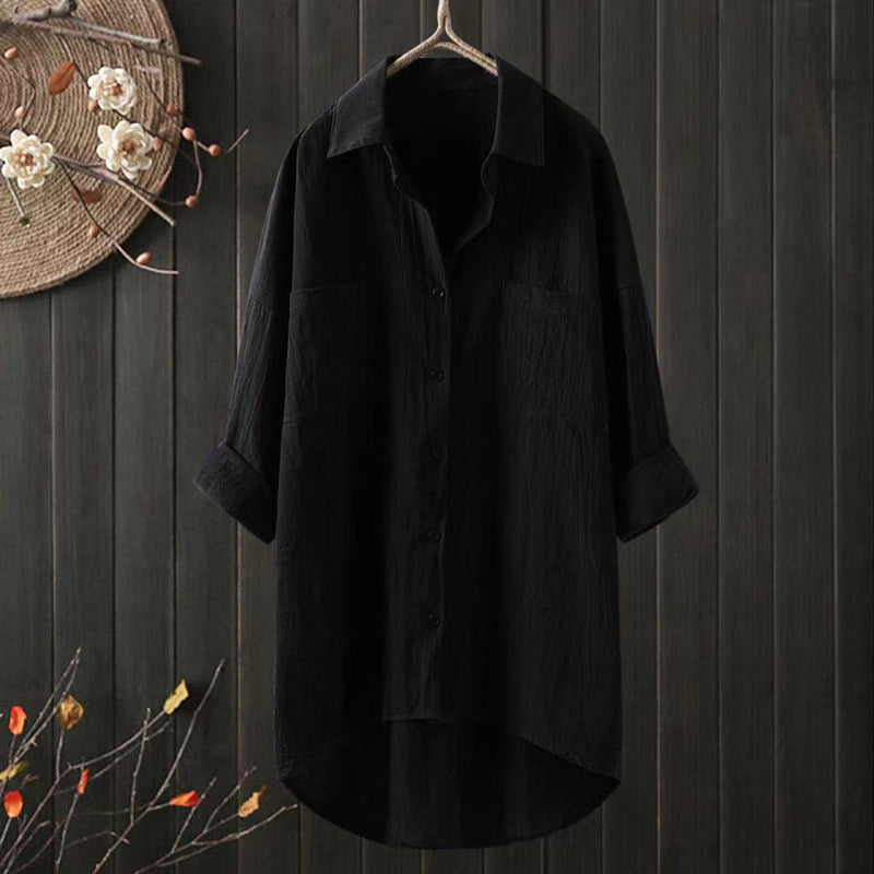 Levoire | T-Shirt À Manches Longues Intemporel Avec Style Noir