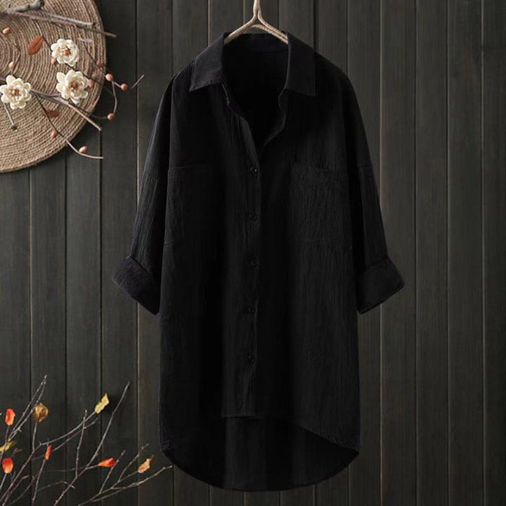 Levoire | T-Shirt À Manches Longues Intemporel Avec Style Noir