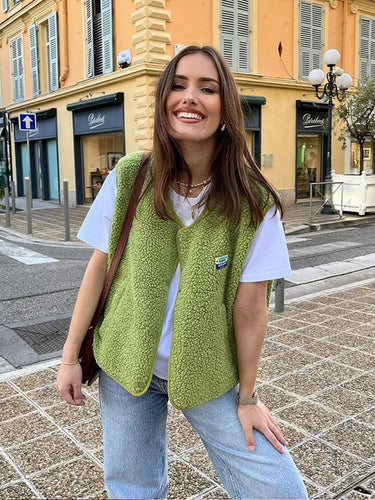 Levoire | Gilet Chaud, Doux À Encolure En V Pour L'Automne Et Le Printemps