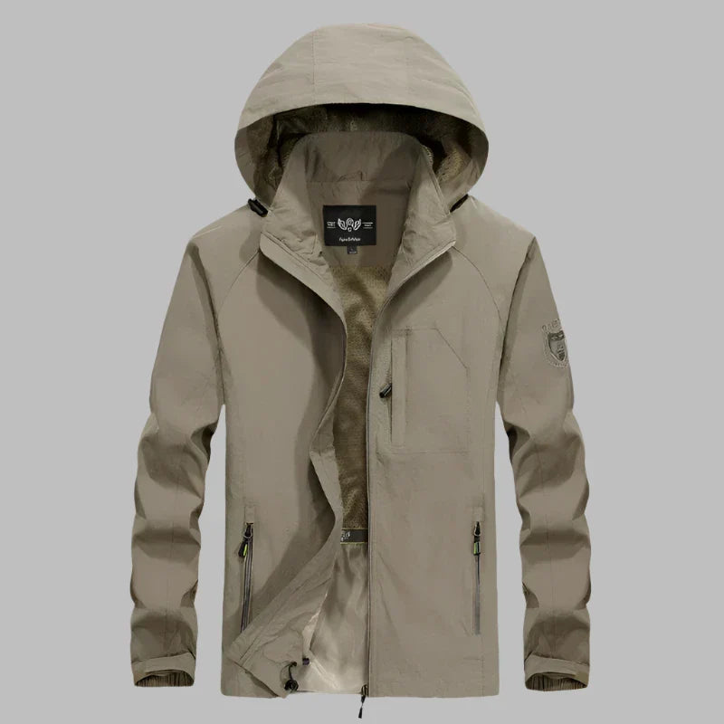 Levoire | Veste En Fleece Pour Hommes Khaki
