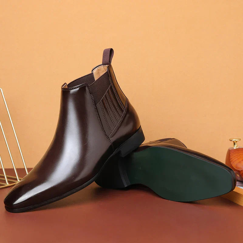 Levoire | Bottes en Cuir Texturé Style Urbain pour Femmes