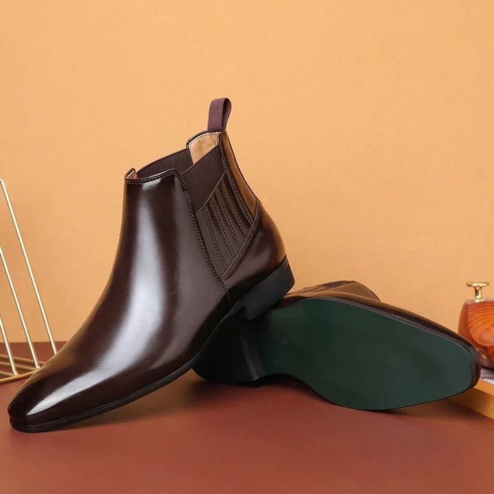 Levoire | Bottes en Cuir Texturé Style Urbain pour Femmes