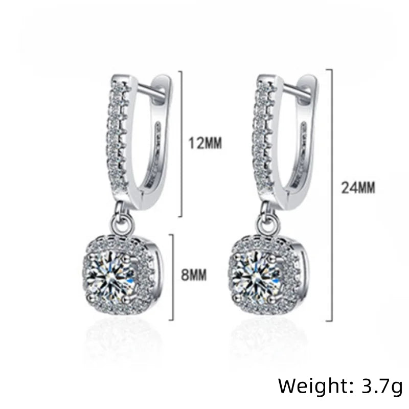 Levoire | Boucles Huggie Moissanite