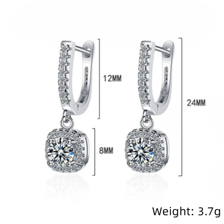Levoire | Boucles Huggie Moissanite