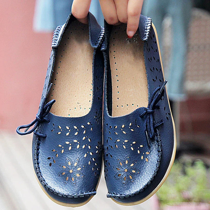 Levoire | Chaussures Plates Élégantes Pour Femmes Bleu foncé
