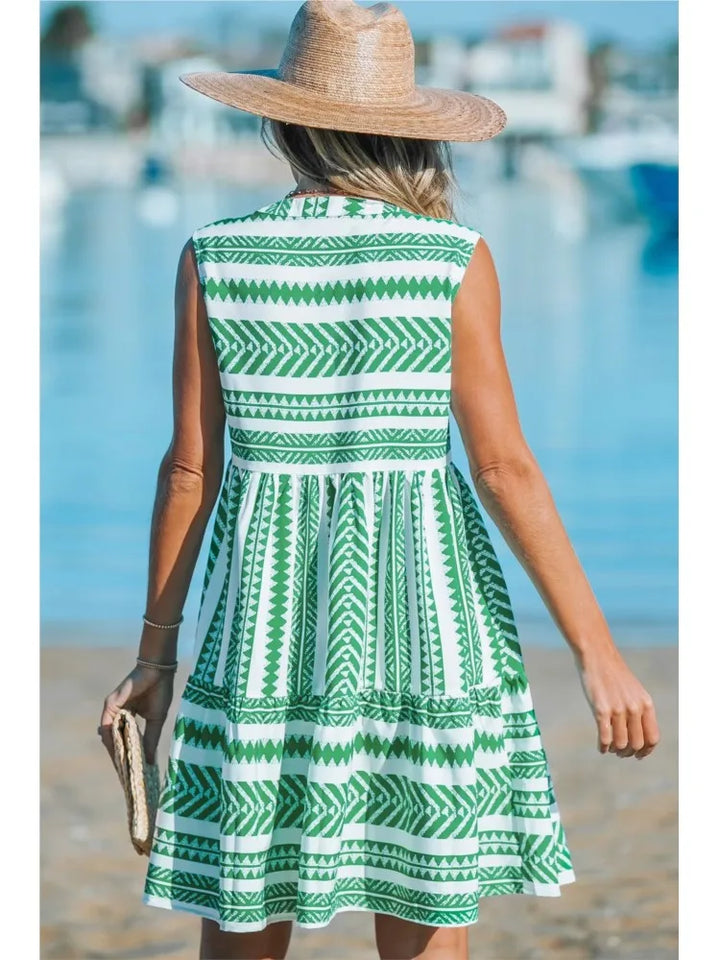 Levoire | Robe Mi-Longue Rayée