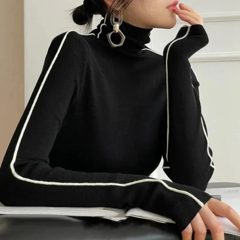 Levoire | Chemise à col haut en matériau doux