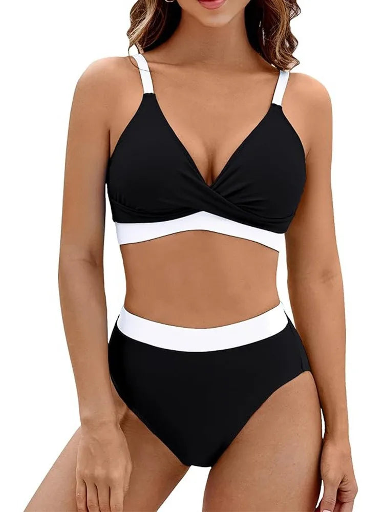 Levoire | Ensemble Bikini Taille Haute Femme Noir