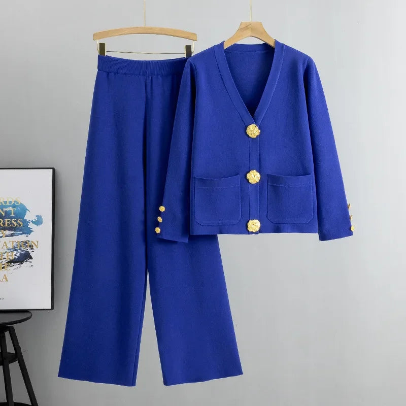 Levoire | Ensemble Moderne Deux Pièces Pour Femme Bleue Taille Unique