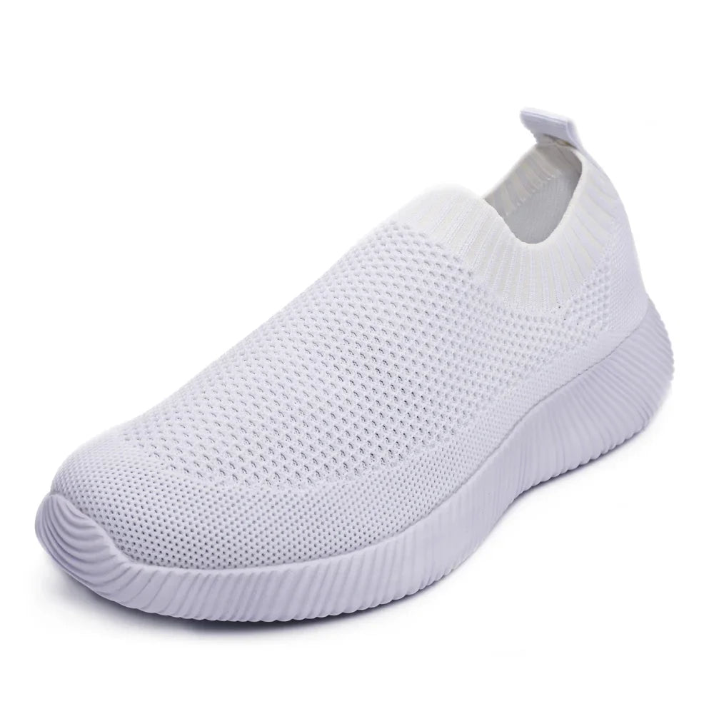 Levoire | Baskets Chaussettes Printemps Blanc