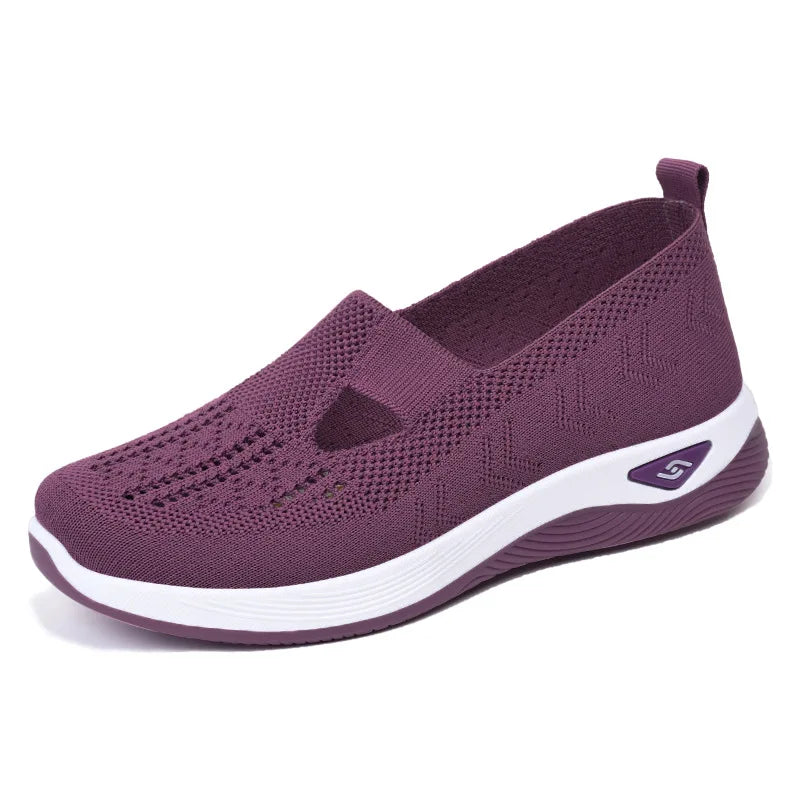 Levoire | Baskets Été Légères Violet Foncé