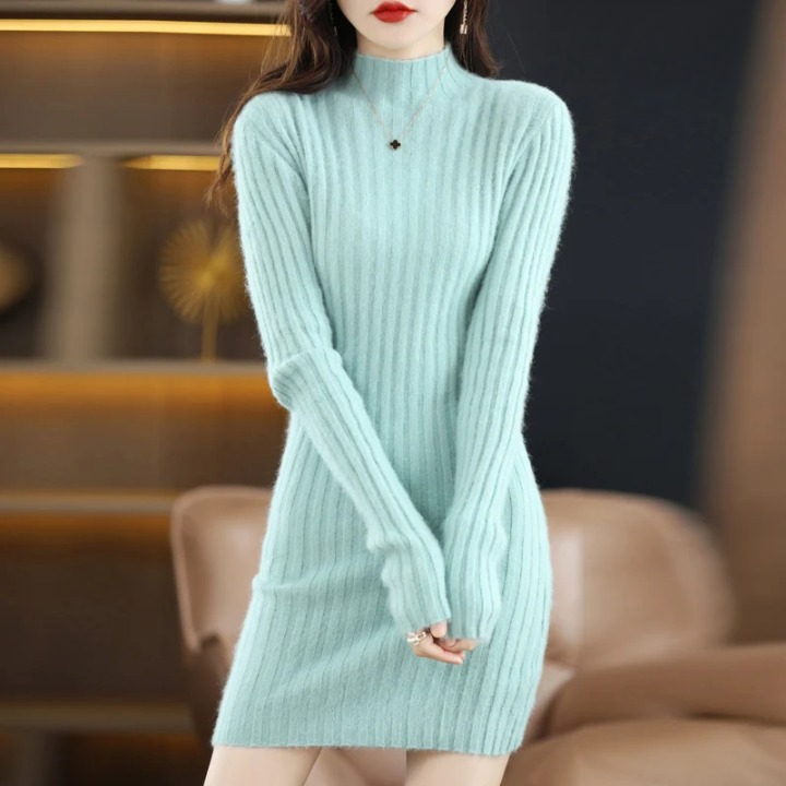Levoire | Robe Avec Sensation De Cachemire Pour Femmes Menthe