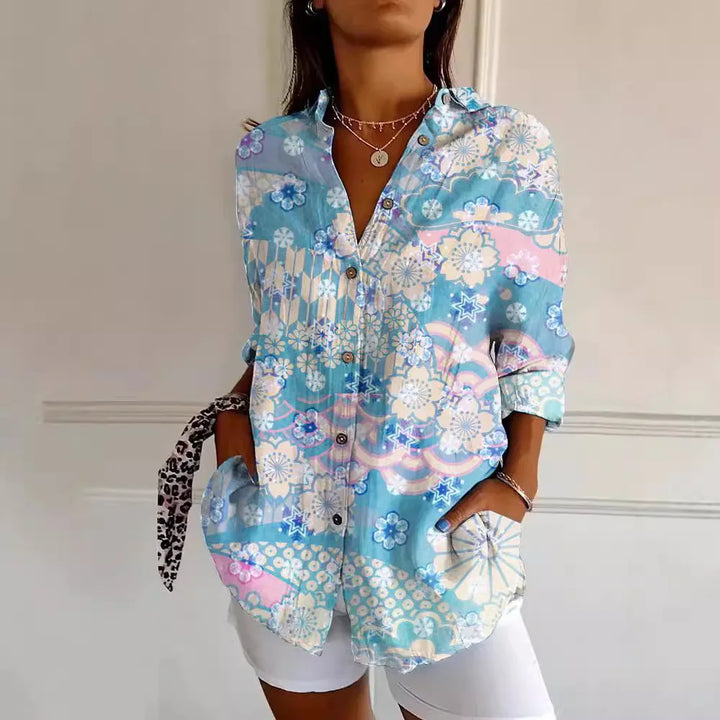 Levoire | Chemise imprimée à la mode Bleu