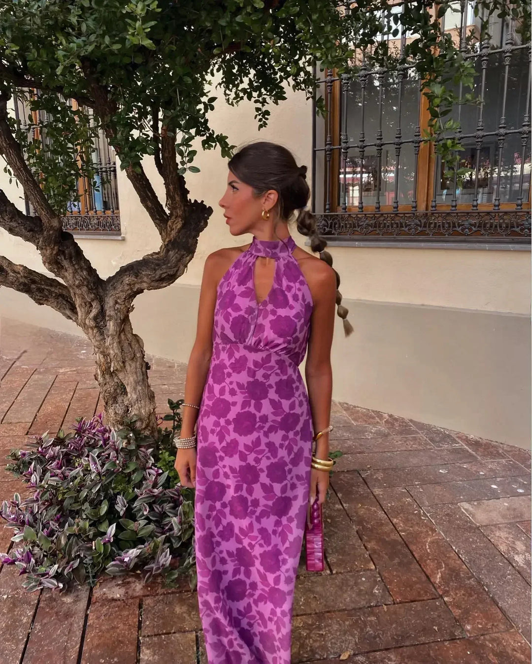 Levoire | Robe Fleurie Sexy Avec Décolleté Séduisant