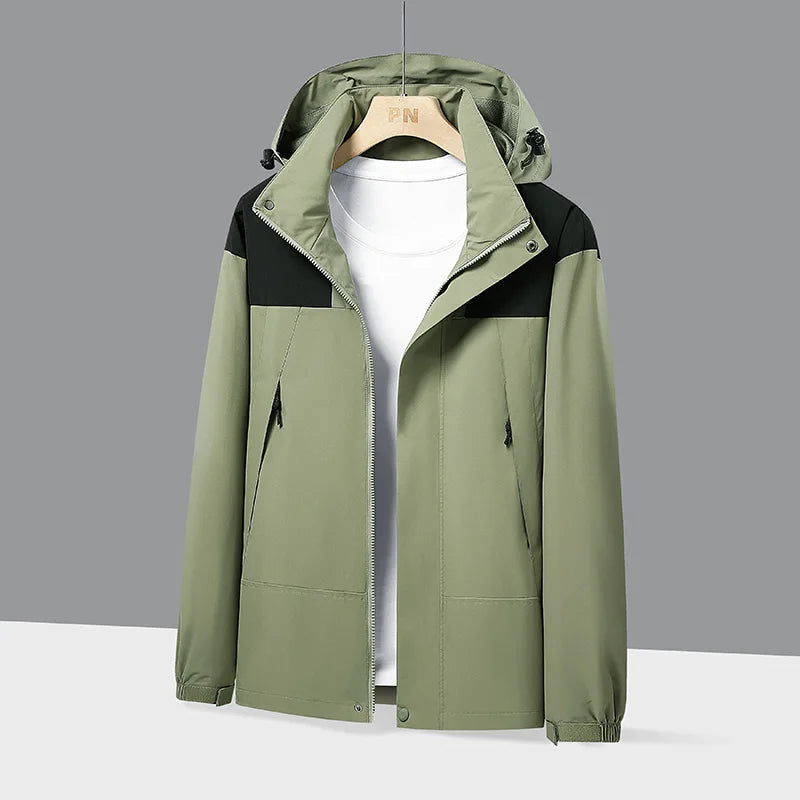 Levoire | Veste De Randonnée Légère Et Imperméable Pour Hommes Pour Des Aventures En Plein Air Vert