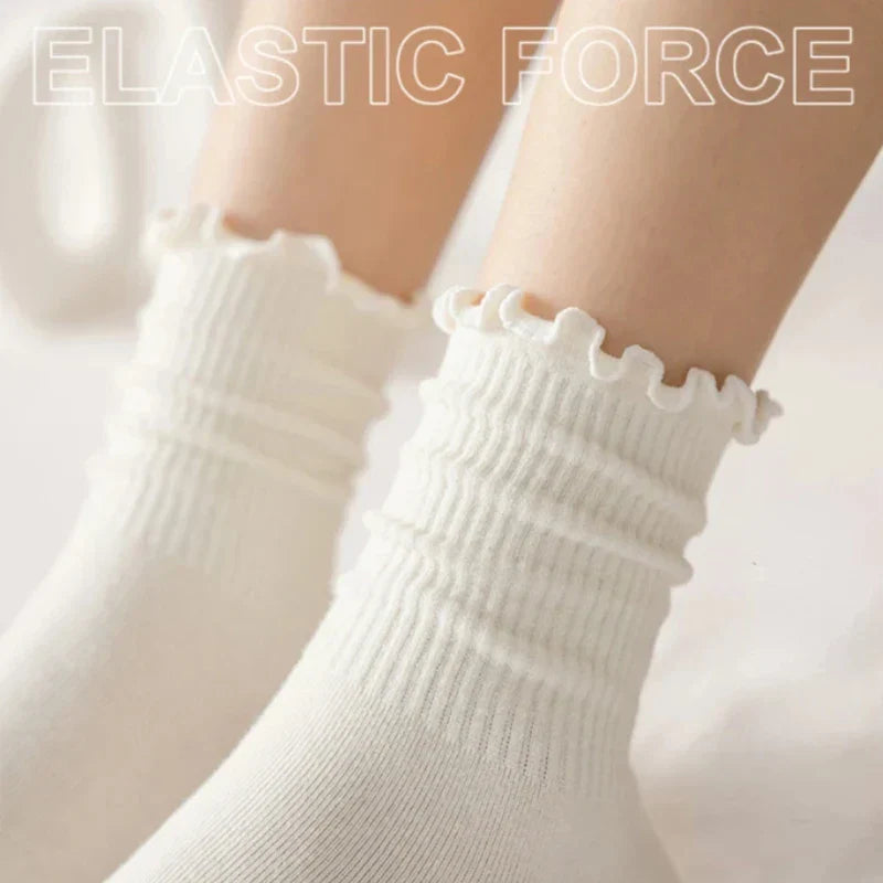 Levoire | De 5 Chaussettes Volantées Femme Confort Et Respirabilité