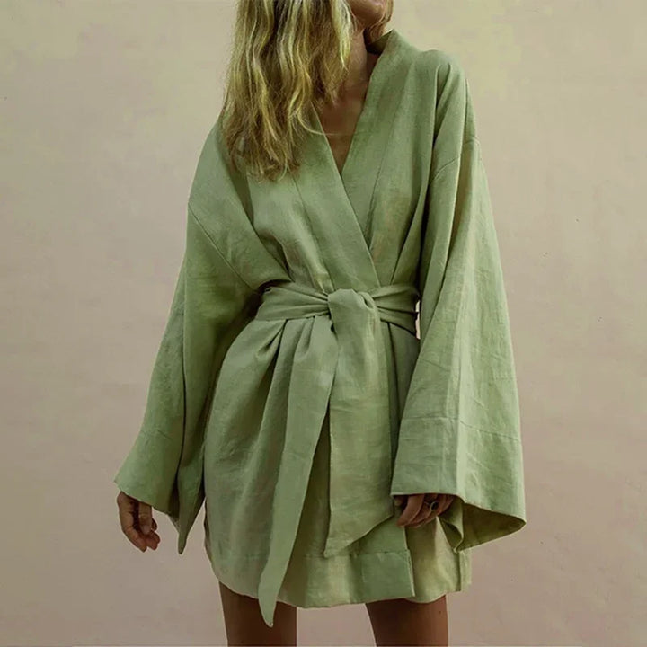 Levoire | Robe Mini À Lacets Élégante vert