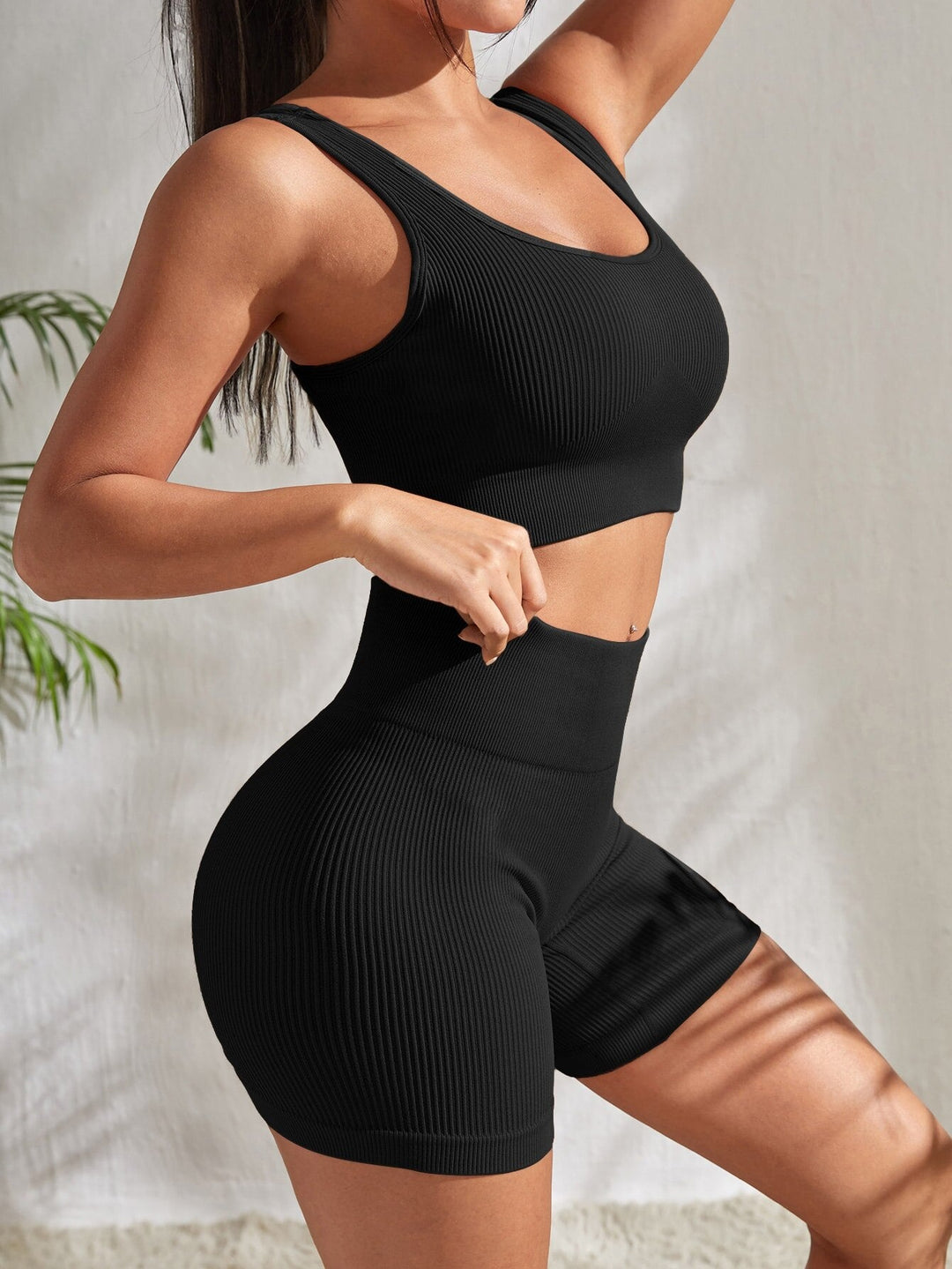 Levoire | Tenue de Sport avec Confort Optimal et Évacuation de l'Humidité pour Femmes Noir