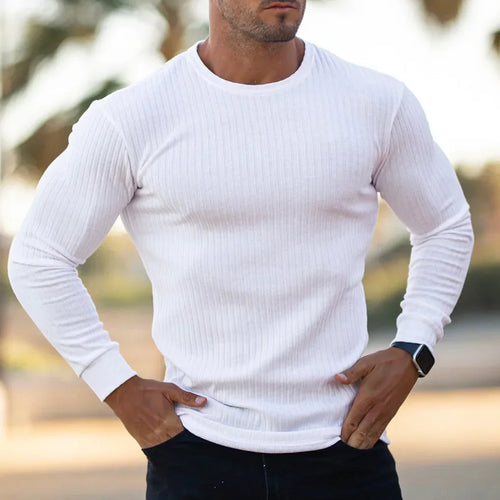 Levoire | Pull En Tricot Ajusté Avec Motif En Torsades Pour Hommes