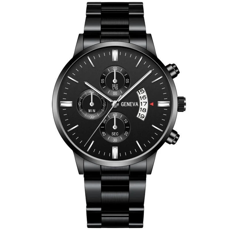 Levoire | Montre Luxe Homme Argent Noir