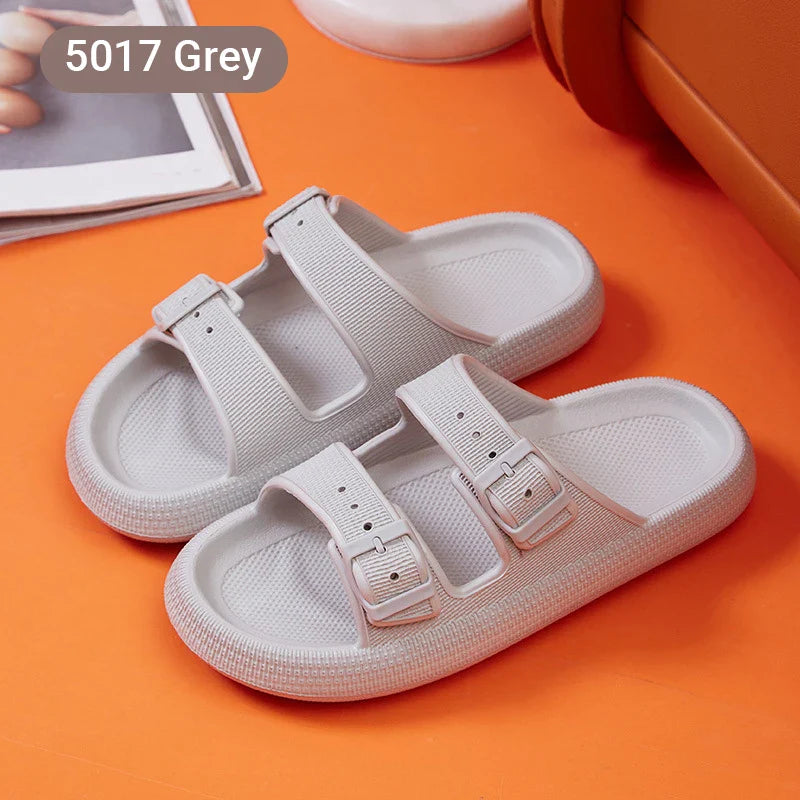 Levoire | Sandale Plateforme Gris
