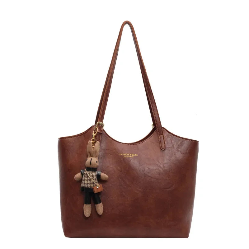 Levoire | Sac En Cuir Avec Charme Amovible Marron
