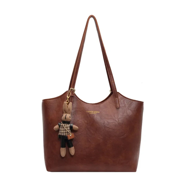 Levoire | Sac En Cuir Avec Charme Amovible Marron