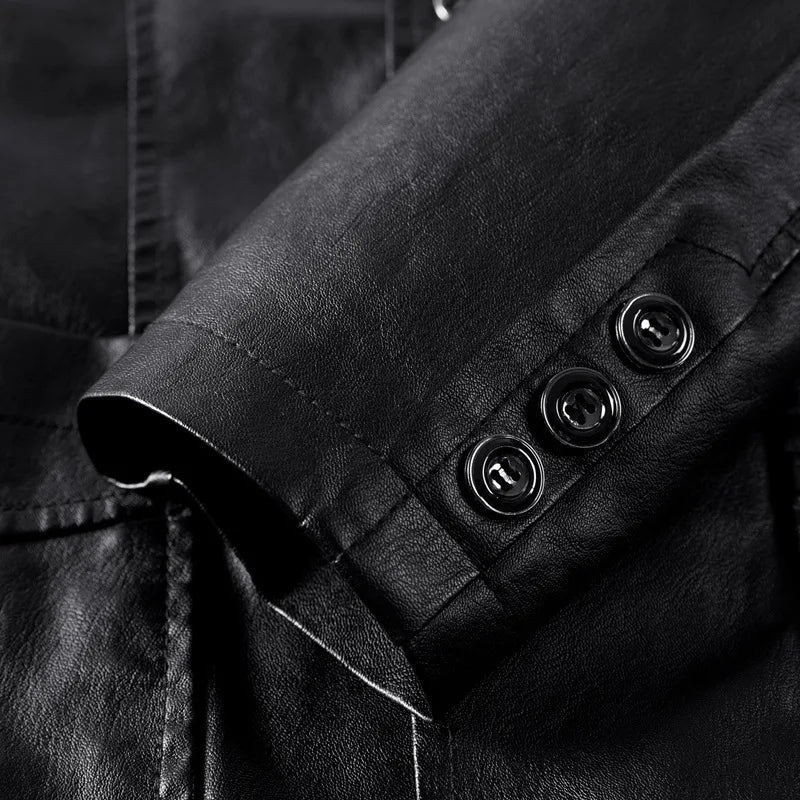 Levoire | Veste Mi-Longue Décontractée Pour Hommes Avec Col