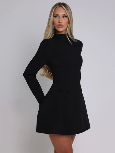 Levoire | Robe Mini Moulante Élégante À Dos Nu