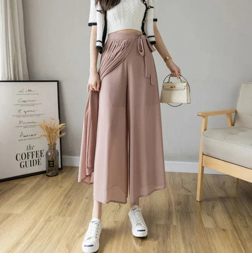 Levoire | Pantalon Jupe Taille Haute Midi Moderne Et Élégante Pour Femmes