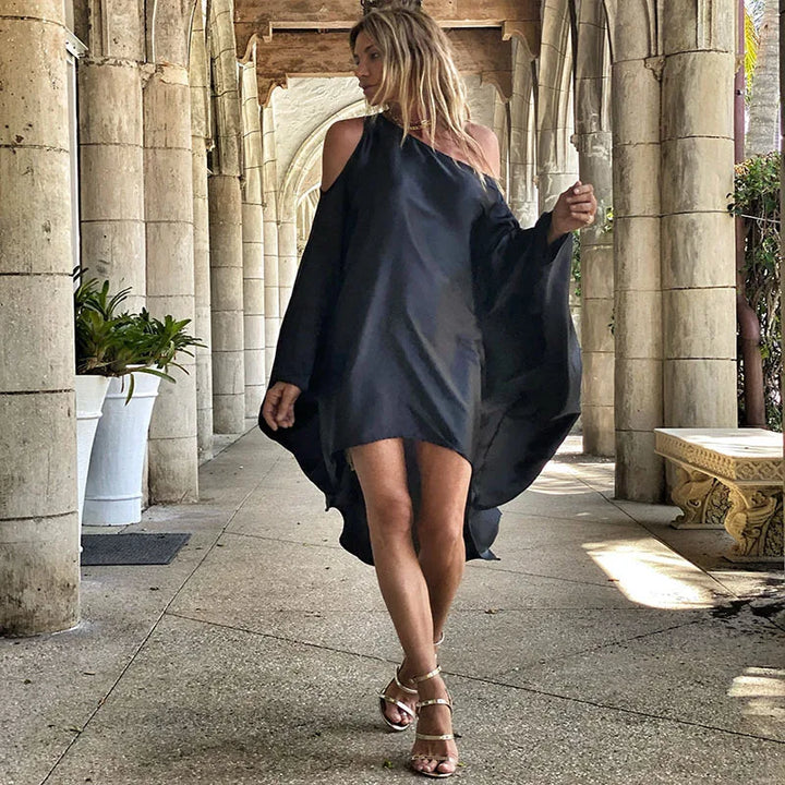Levoire | Asymmetrische Lange Zomerjurk A Taille unique