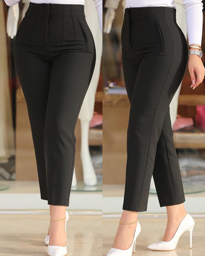 Levoire | Femmes Pantalon Cropped Taille Haute