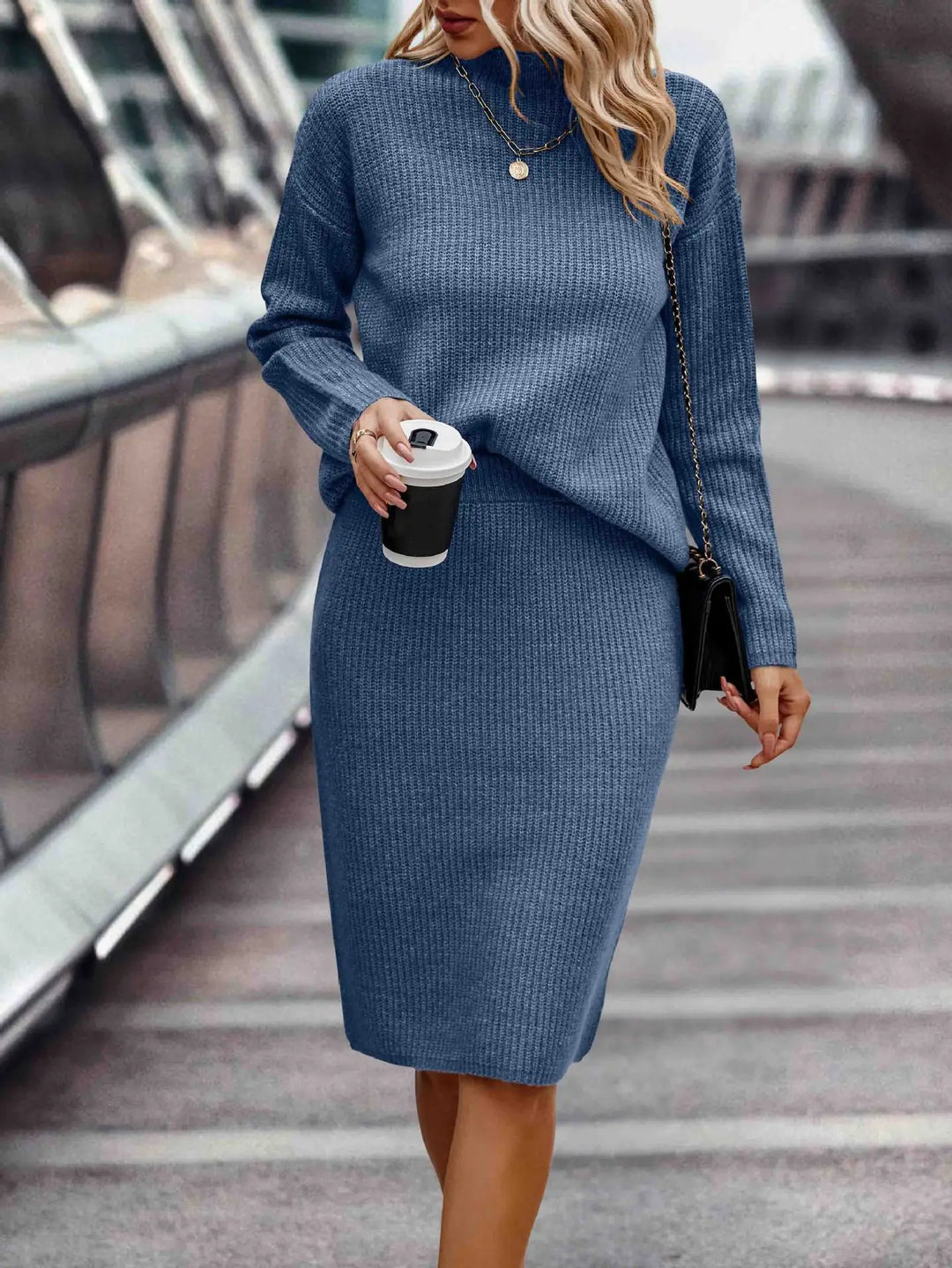 Levoire | Jupe moderne et élégante Bleu