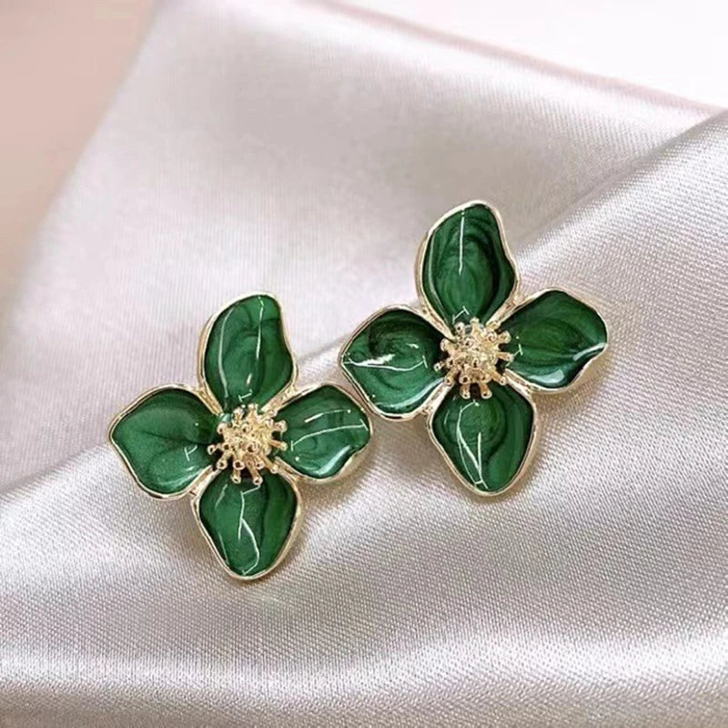 Levoire | Boucles Hibiscus Vert