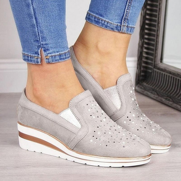 Levoire | Chaussures Femme À Talons Et Semelle Intérieure Douce Gris