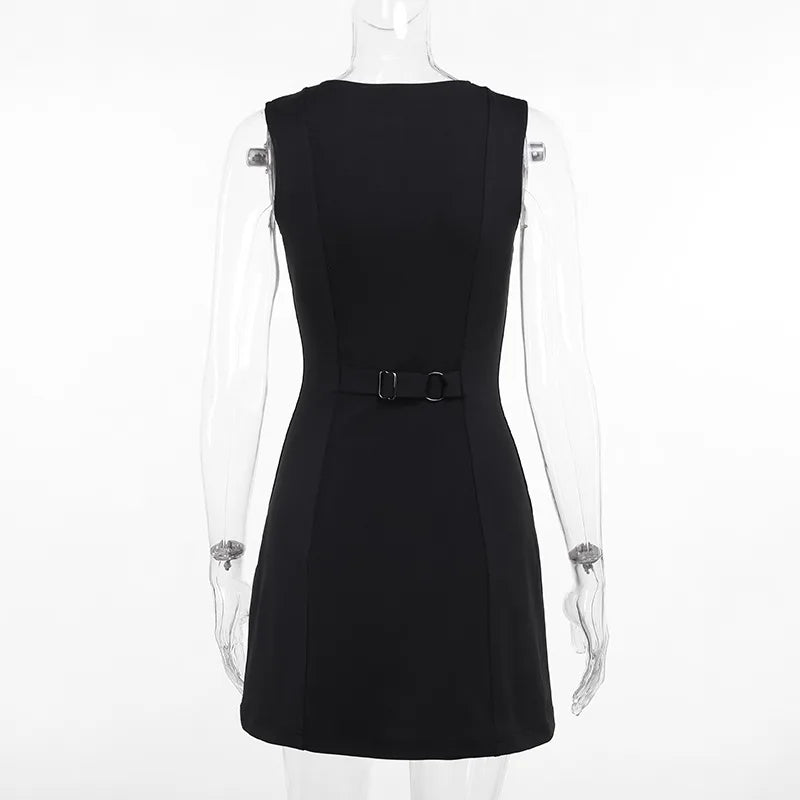 Levoire | Élégante robe mini boutonnée