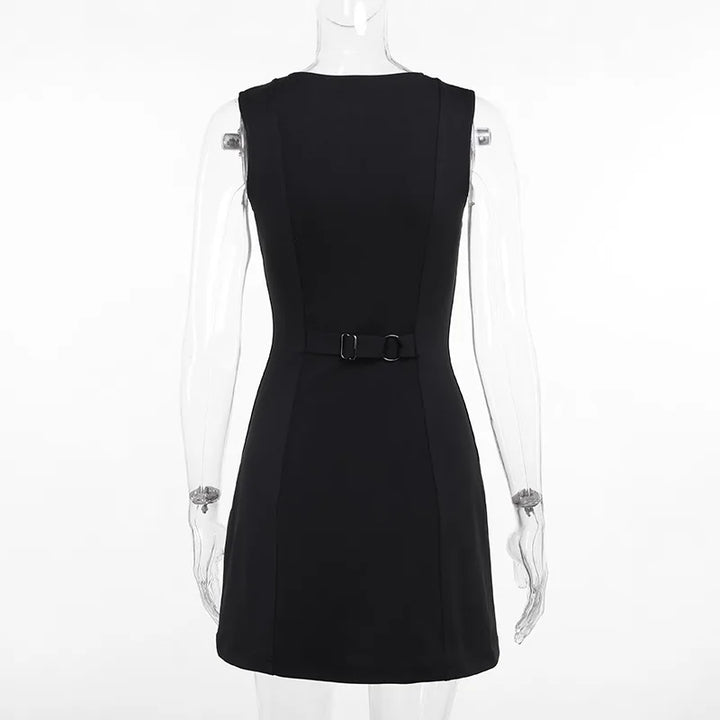 Levoire | Élégante robe mini boutonnée