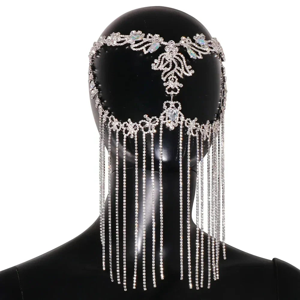 Levoire | Masque À Franges En Strass