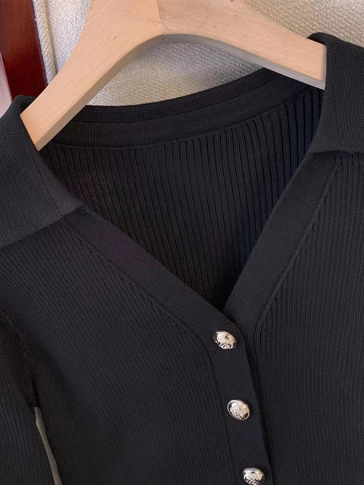 Levoire | Robe Courte En Maille Vintage