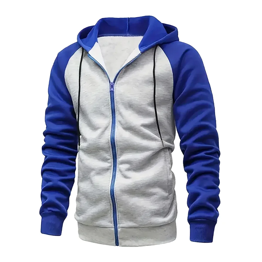 Levoire | Sweat à Manches Longues Homme Bloc de Couleur Ciel Bleu