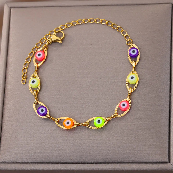 Levoire | Bracelet Œil Arc-En-Ciel B1074G-4