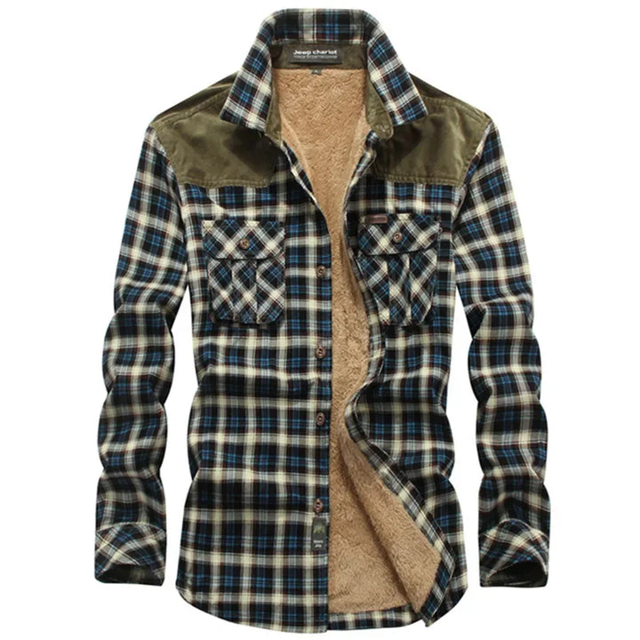 Levoire | Veste Col Rond Décontractée Bleu