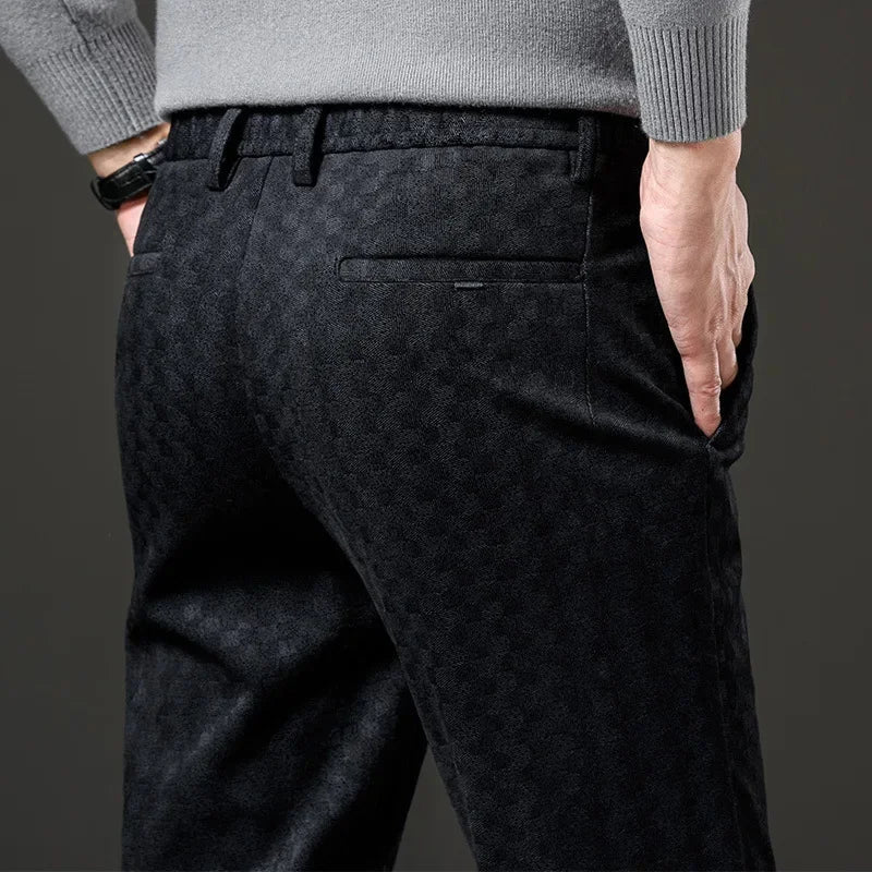 Levoire | Pantalon En Velours Côtelé À Carreaux