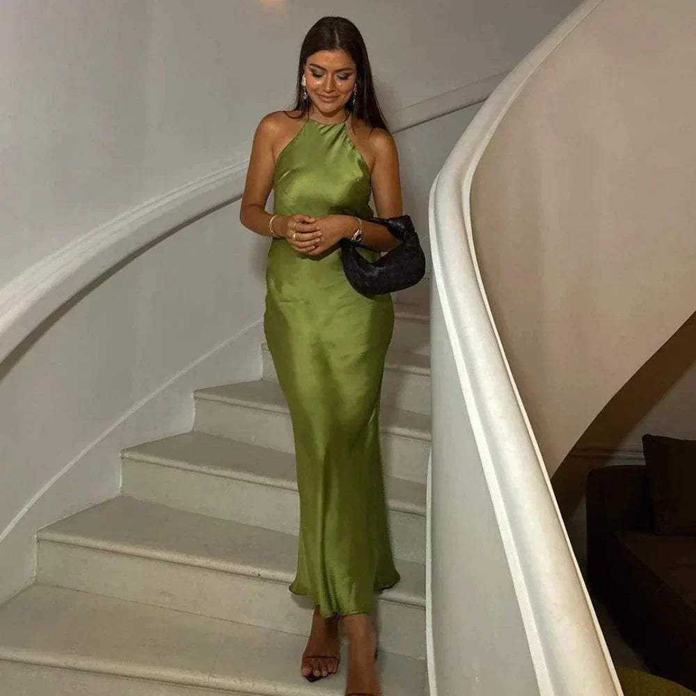 Levoire | Robe En Soie Sans Bretelles
