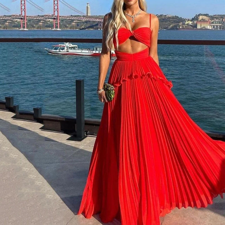 Levoire | Robe À Une Épaule À Manches Longues Avec Motif Découpé