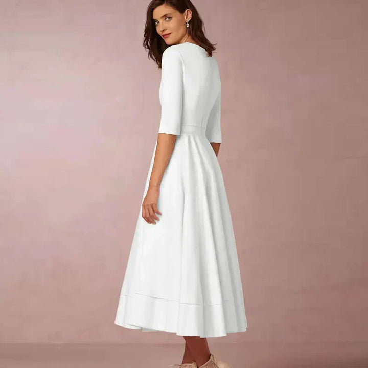Levoire | Robe Midi Élégante En A